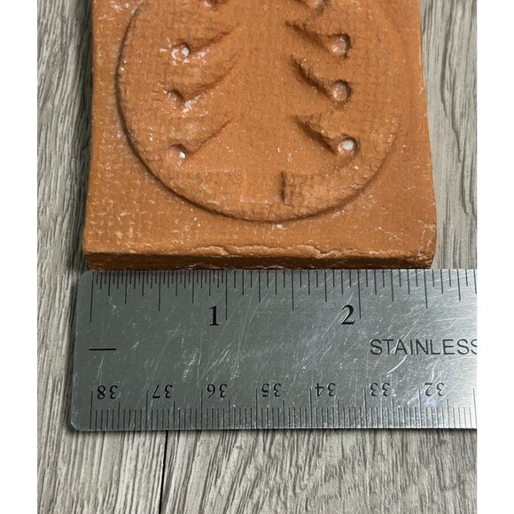 Set Of 3 Vintage Springerle Cookie Molds Christmas Ceramic Terra Cotta + Recipe - Picture 10 of 10